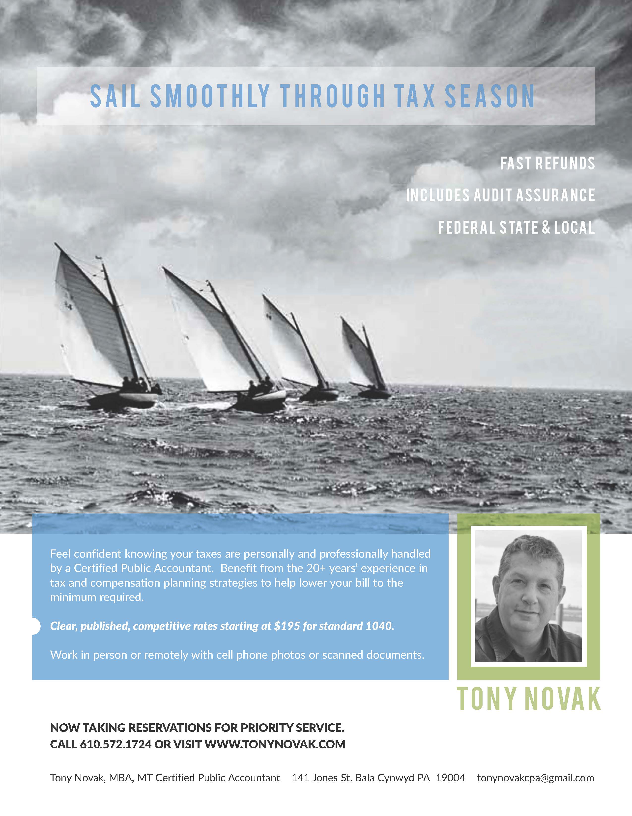 Tax services flyer