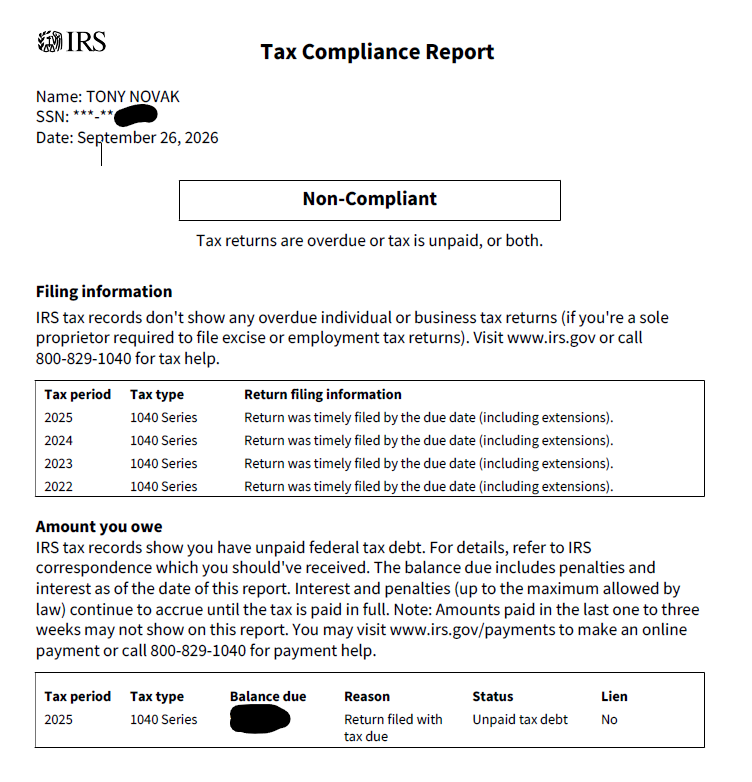 What the IRS Tax Compliance Report Doesn’t Know About Your Amended Return
